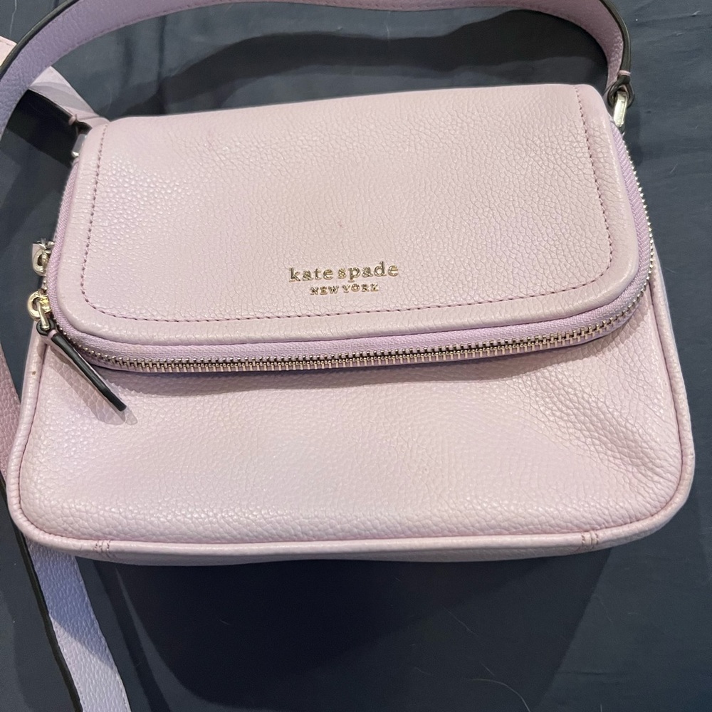 Kate Spade, purple shoulder bag/cross body